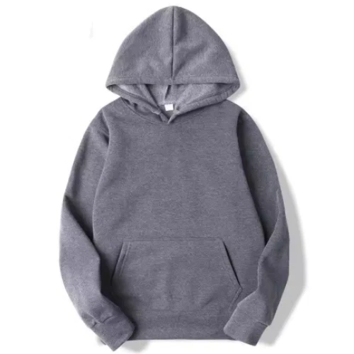 Plain Gray Hoodie 